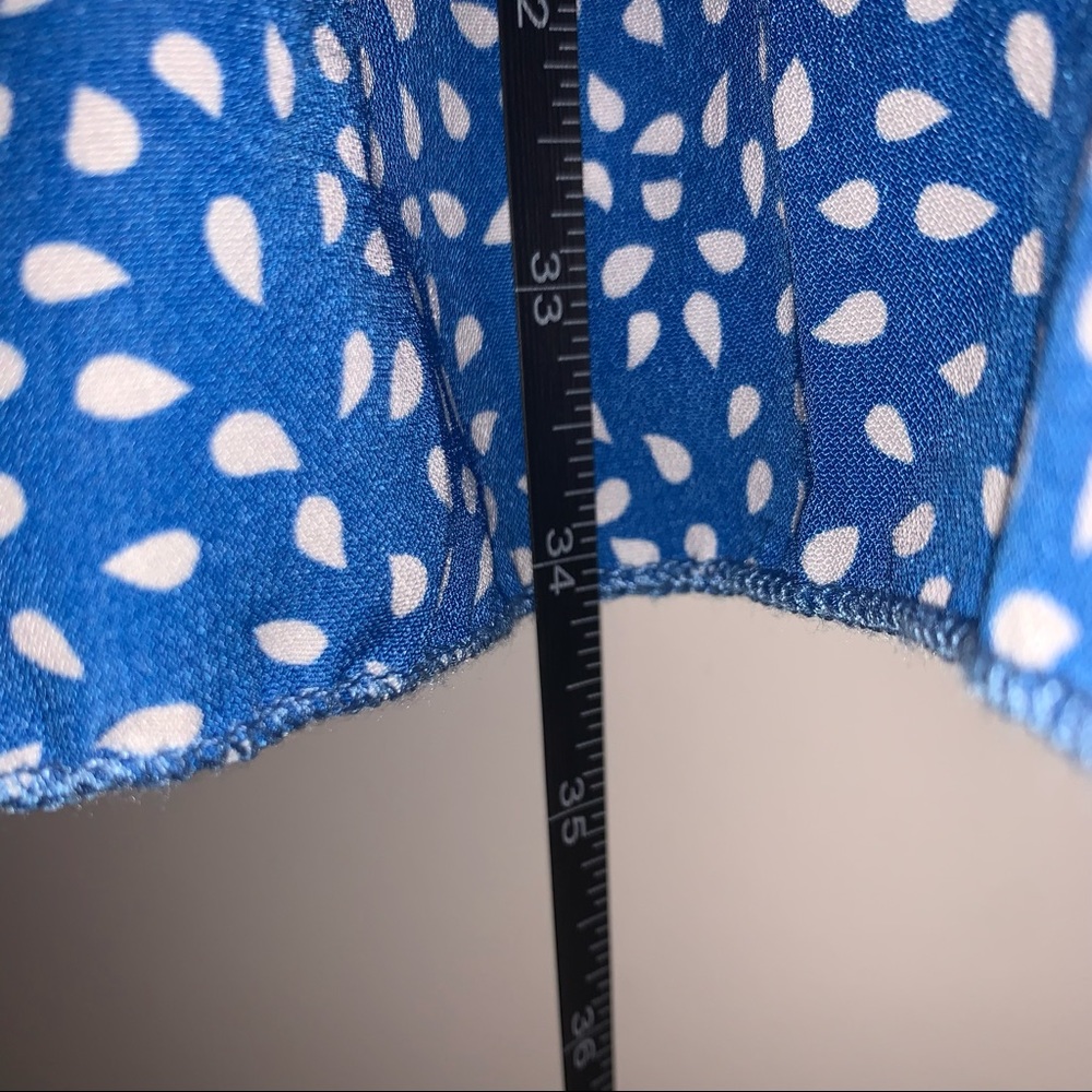 SOLD  Blue and White Polka Dot Dress - Picture 11 of 13